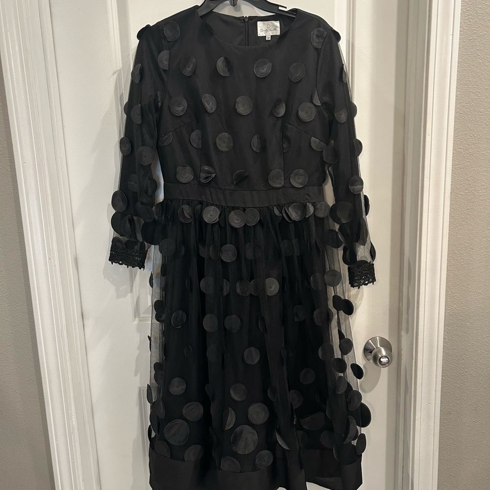 Dainty Jewells Dress with Circle Accents